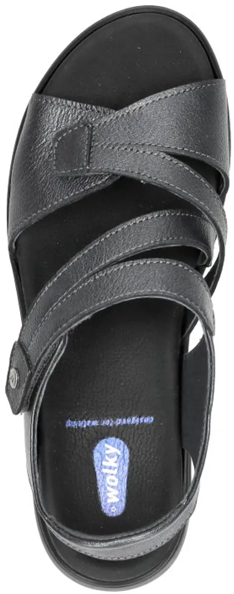 Wolky Ikaria Sandalen Plat - donkergrijs - Maat 38 - afbeelding 4 van 6