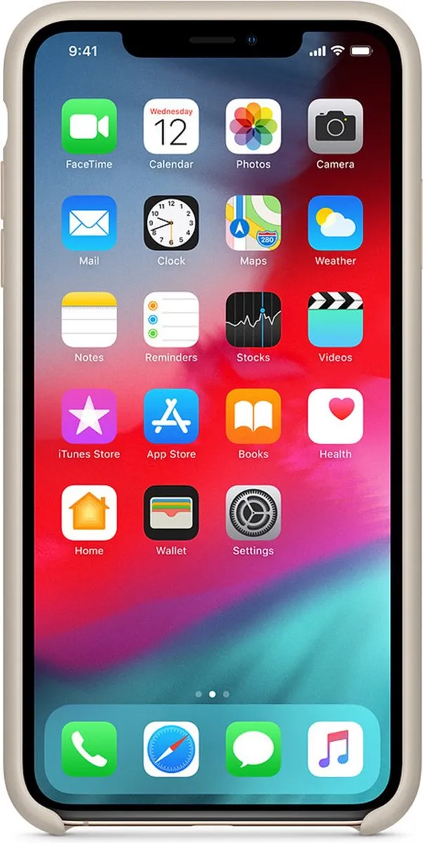 Apple iPhone Xs Max Siliconen Hoesje MRWJ2ZM/A - Grijs