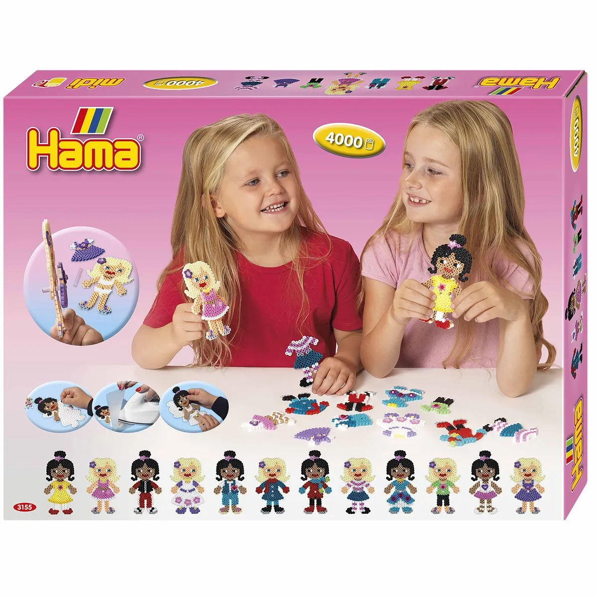 Hama Strijkkralen Figuren Verkleden Set 4000 Stuks
