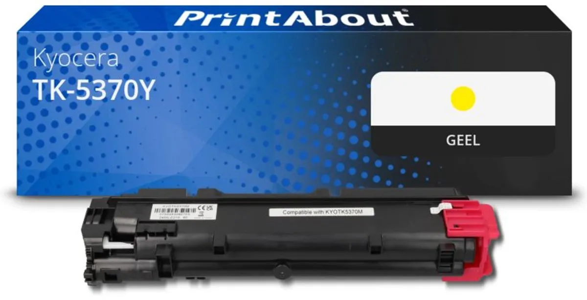 PrintAbout Toner TK-5370Y Geel