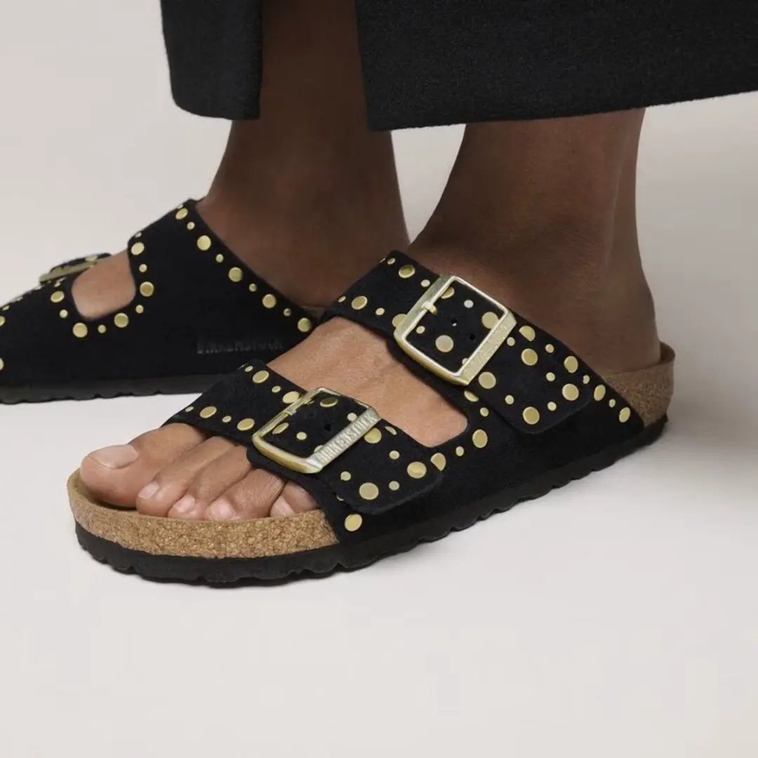 Birkenstock Arizona Rivet Slipper - Zwart - afbeelding 4 van 5