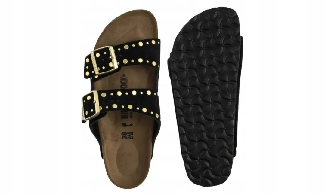 Birkenstock Arizona Rivet Slipper - Zwart - afbeelding 3 van 5