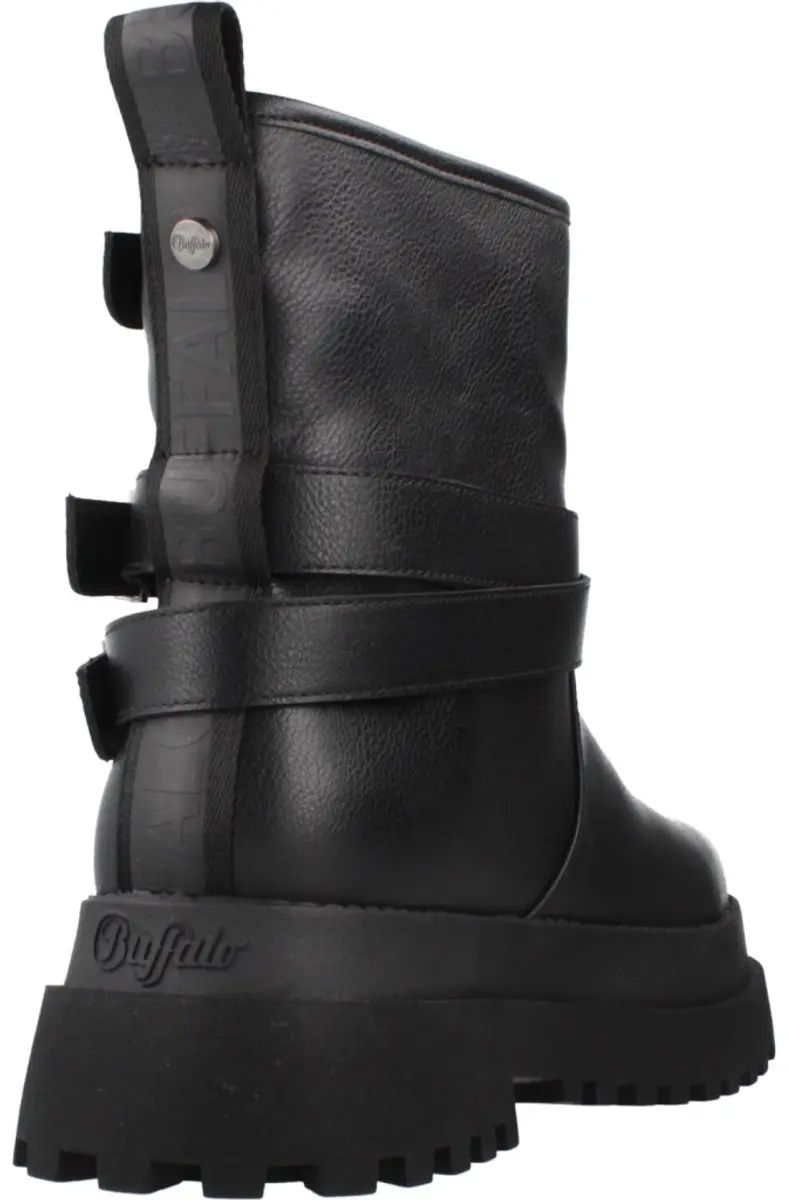 Buffalo Pluto Farmer Biker Laars - Zwart - afbeelding 4 van 6