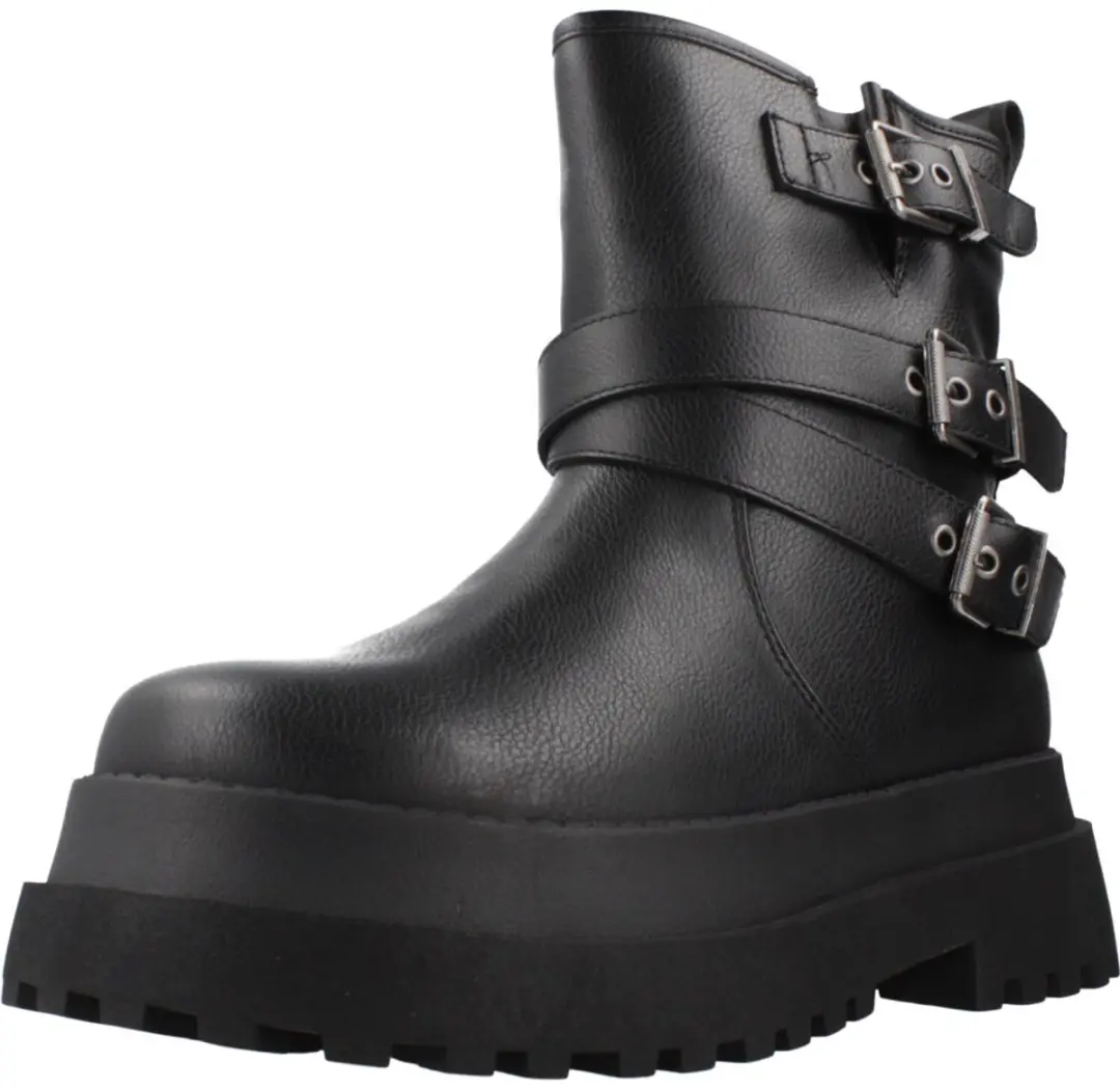 Buffalo Pluto Farmer Biker Laars - Zwart - afbeelding 5 van 6
