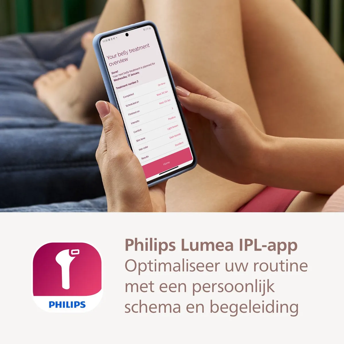Philips Lumea Prestige 8000 BRI947/00 IPL Ontharingsapparaat - 450.000 Flitsen - Wit