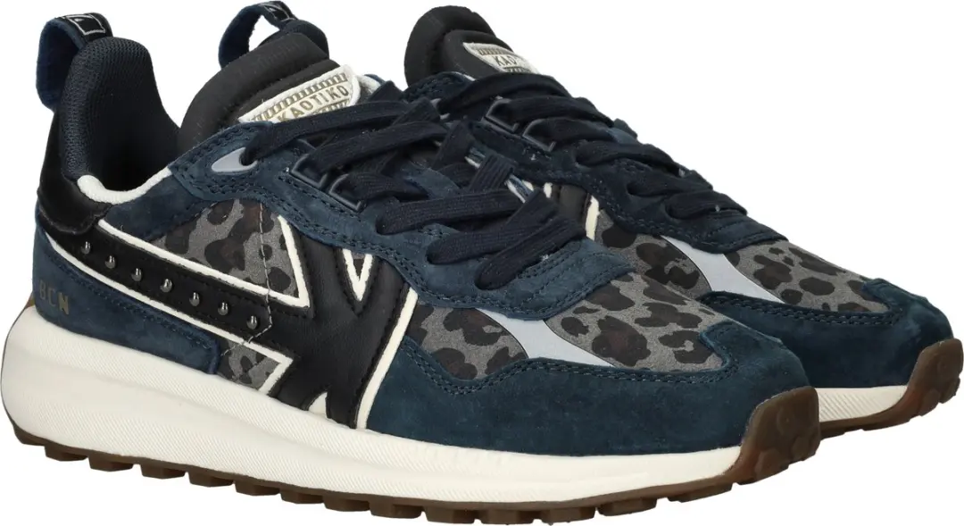 Kaotiko Detroit Glam Sneakers - Blauw 37 - afbeelding 4 van 6