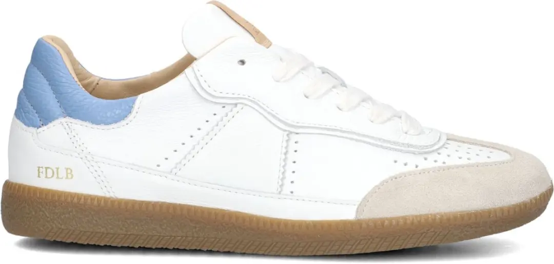 Fred De La Bretoniere Sneaker Pearl Reza Wit/Blauw
