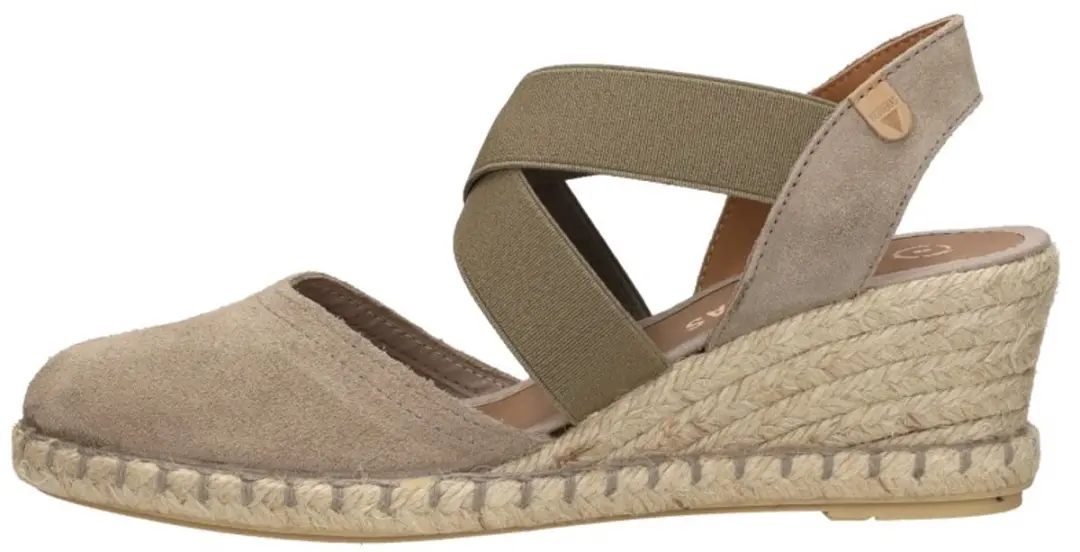 Verbenas Mila Sandalen Touwzool - Taupe - Maat 37 - afbeelding 2 van 6