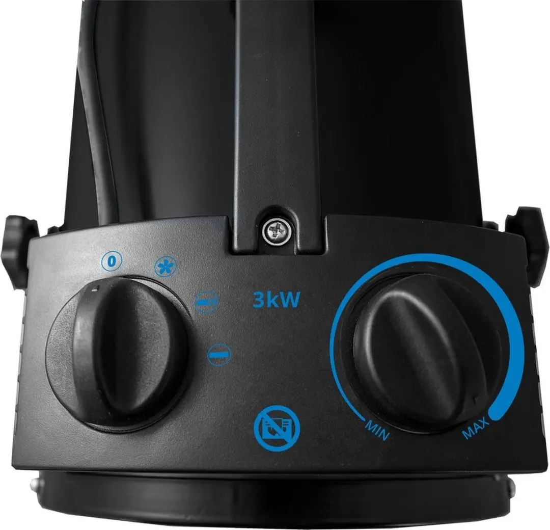 Güde GEH 3000 Ventilatorkachel 3000W - Blauw - afbeelding 2 van 6
