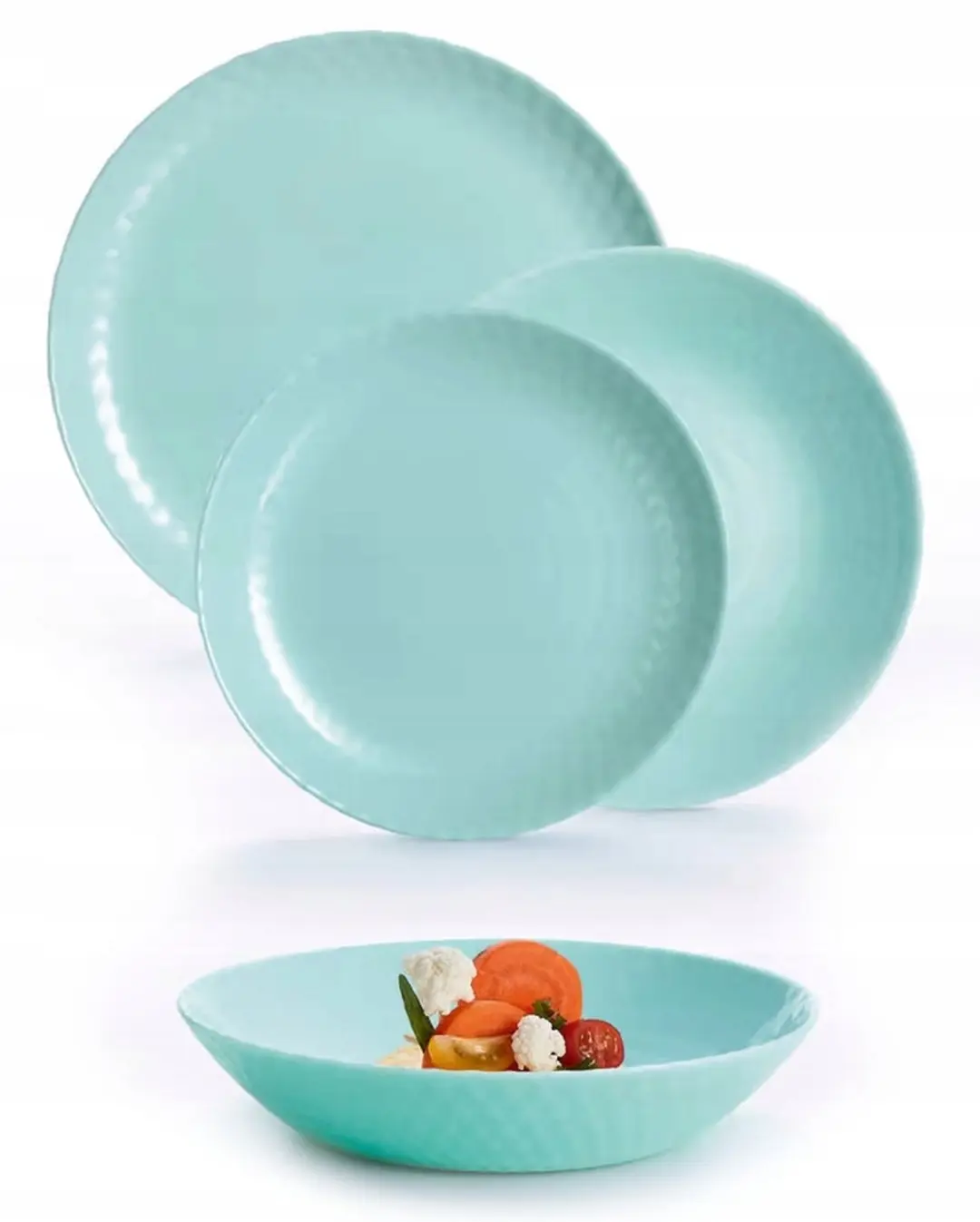 Luminarc Diwali Turkoois Servies Set 18 Delen voor 6 Personen