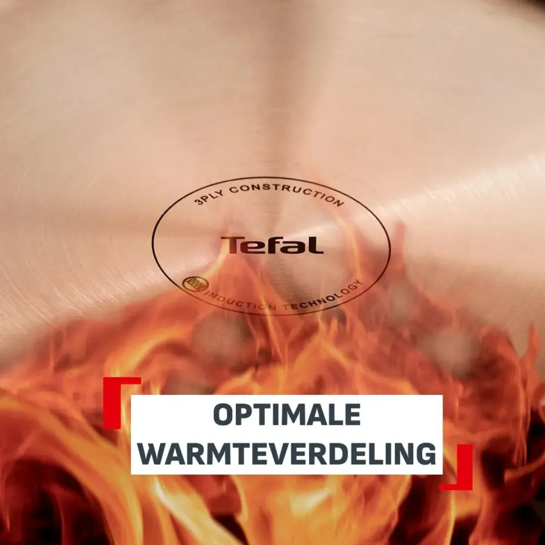 Tefal Master Ceramic Koekenpan 24cm - Inductie - afbeelding 3 van 6