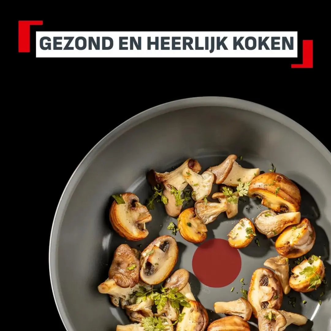 Tefal Renewal Keramische Wokpan 26cm - Grijs - afbeelding 5 van 6