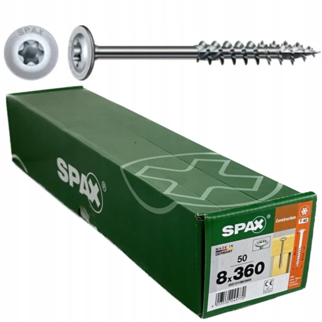 Spax T-Star Plus WIROX 8x360mm Schroeven