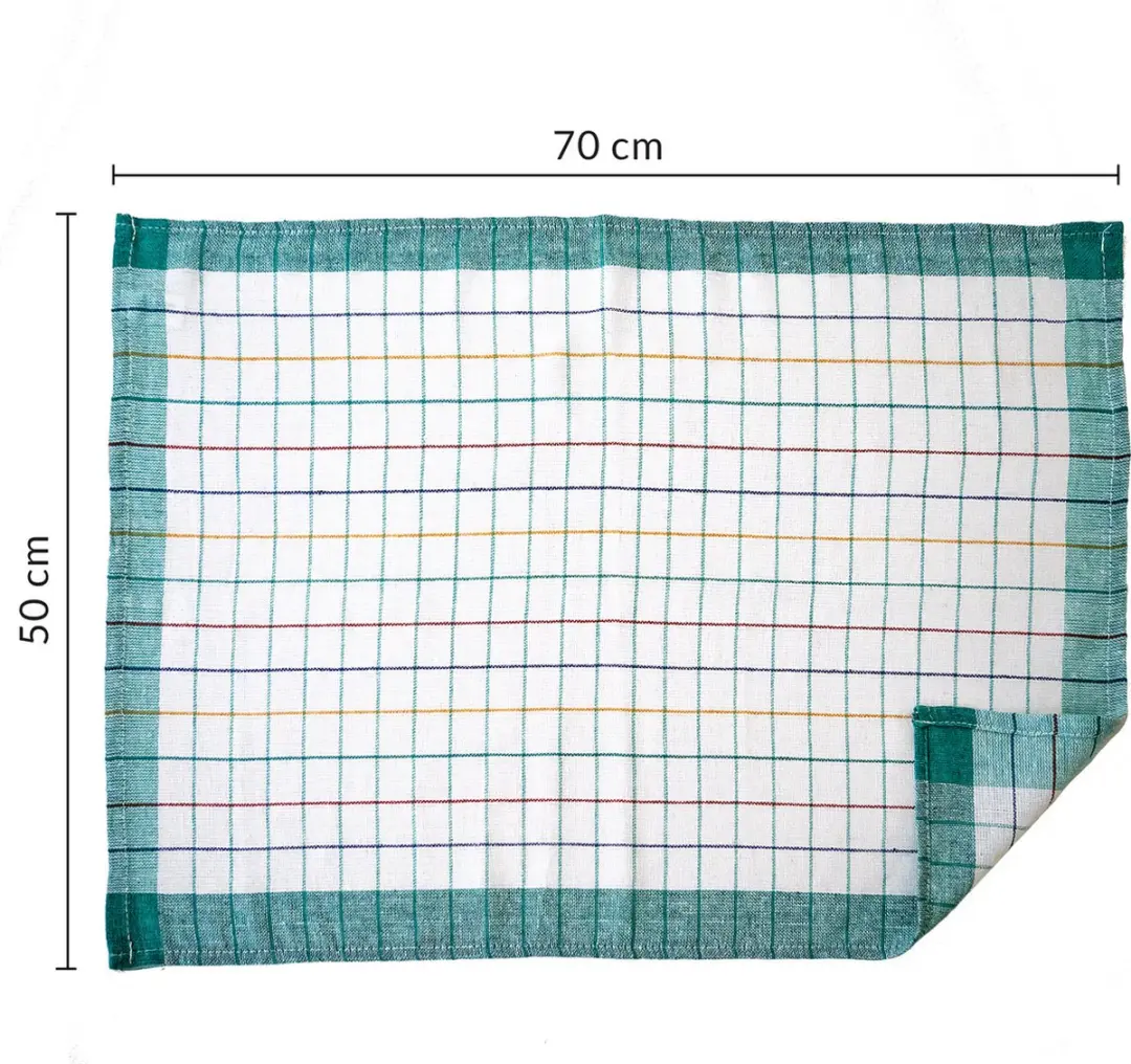 Deuba Theedoeken 30 Stuks 45x70cm - Wasbaar Multicolor - afbeelding 5 van 6