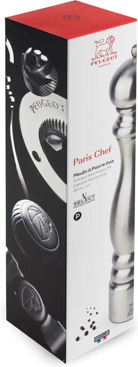 Peugeot Paris Chef Pepermolen 30cm - Rvs - afbeelding 2 van 6