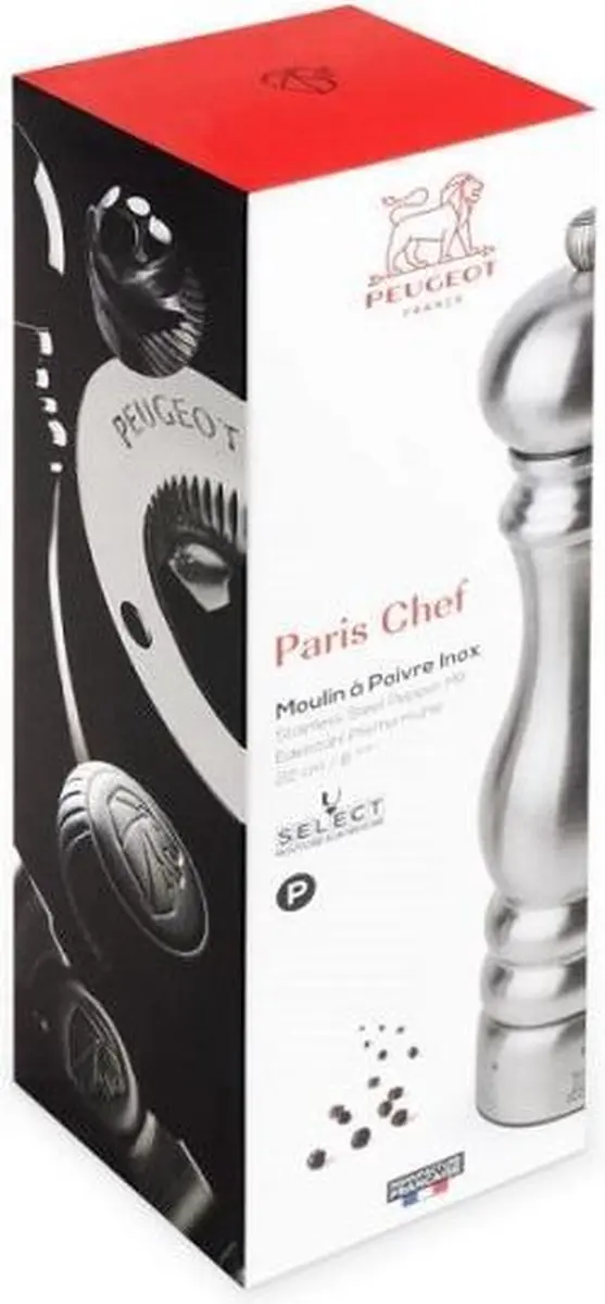 Peugeot Paris Chef Pepermolen 30cm - Rvs - afbeelding 6 van 6