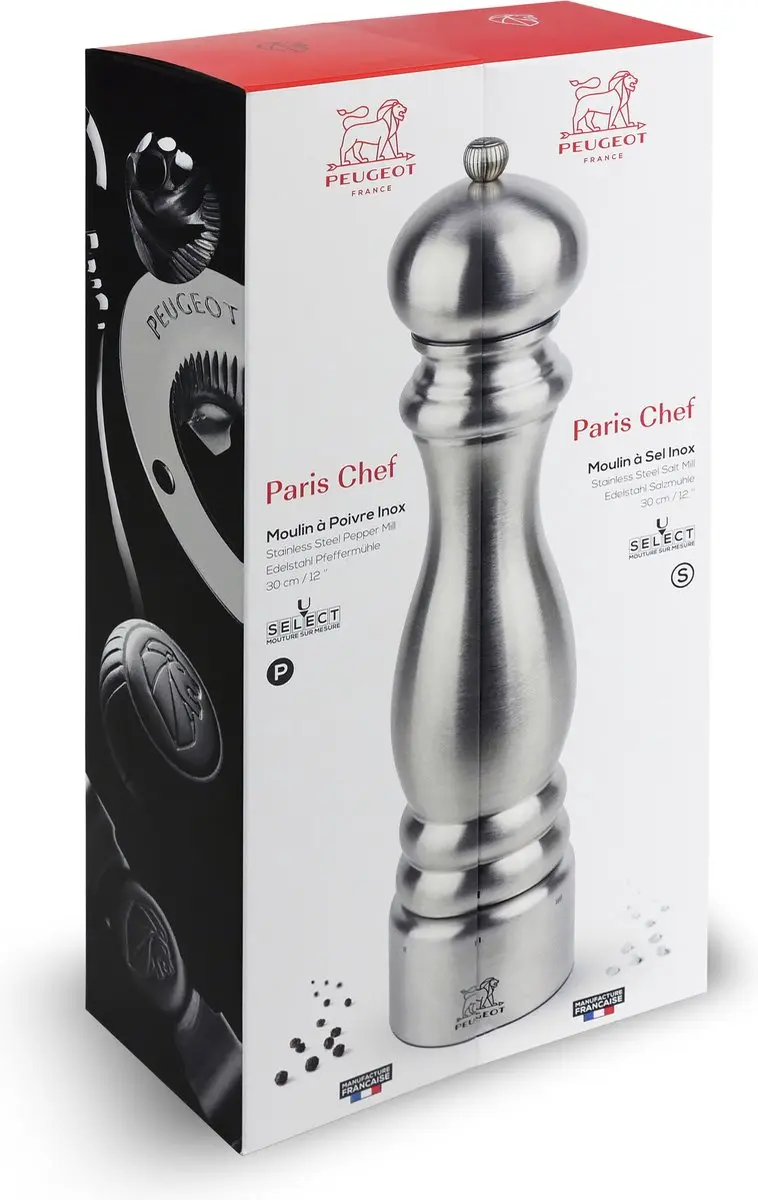 Peugeot Paris Chef Pepermolen 30cm - Rvs - afbeelding 3 van 6