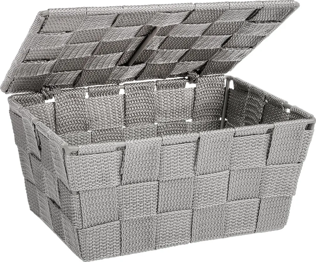 Wenko Adria Opbergmand Grijs 19x10x14cm - afbeelding 2 van 6