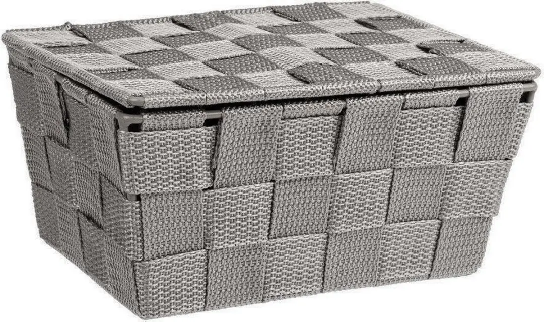 Wenko Adria Opbergmand Grijs 19x10x14cm