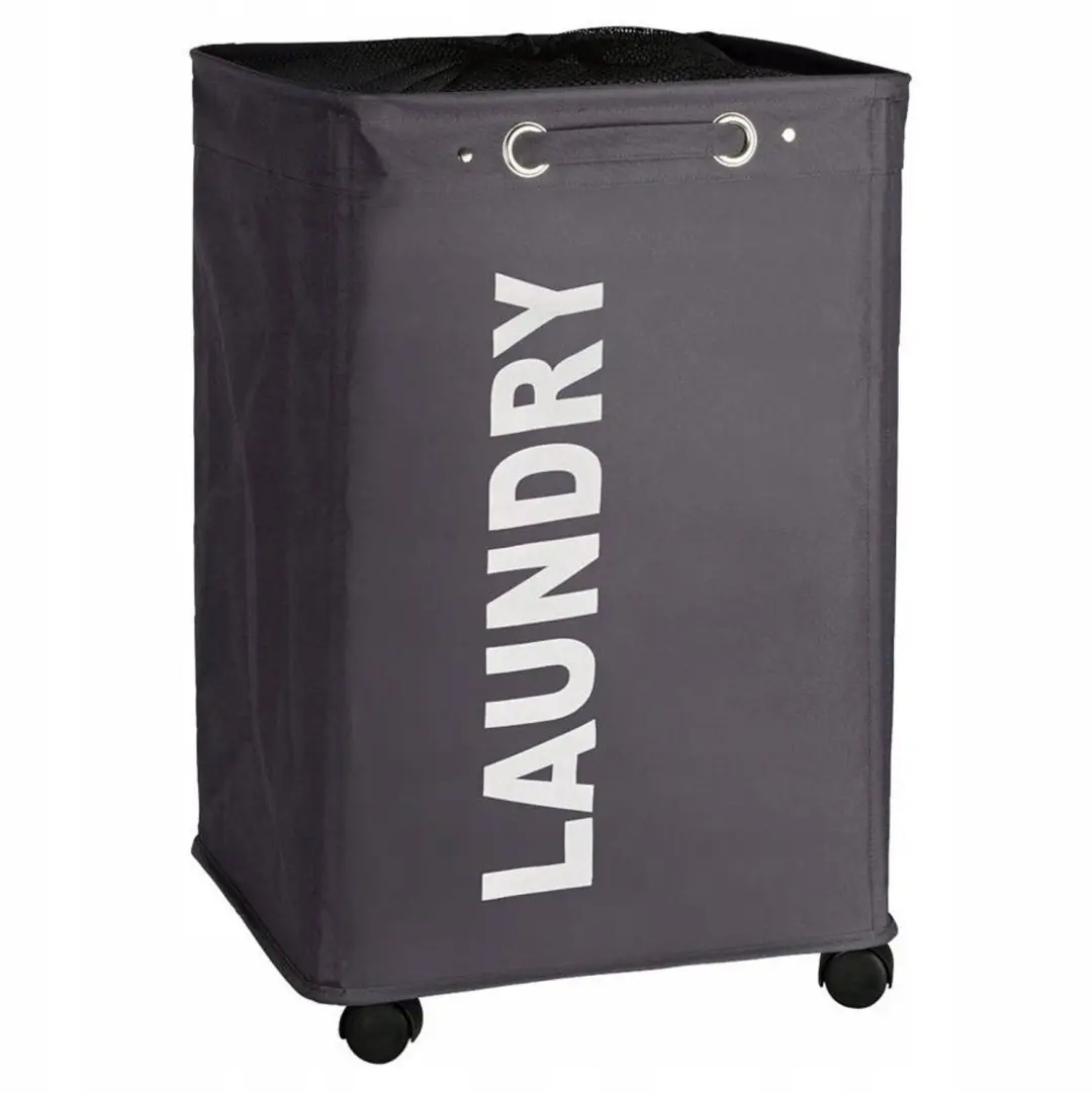 Wenko Quadro Wasmand 79L - Grijs - afbeelding 2 van 6