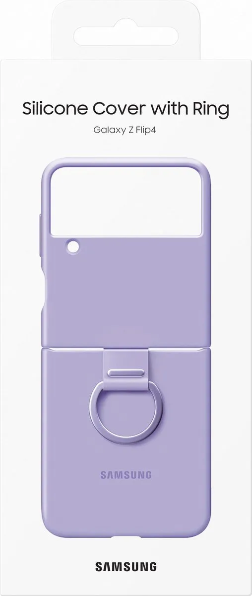 Samsung Cover met Ring Galaxy Z Flip4 Bora Purple EF-PF721TVEGWW