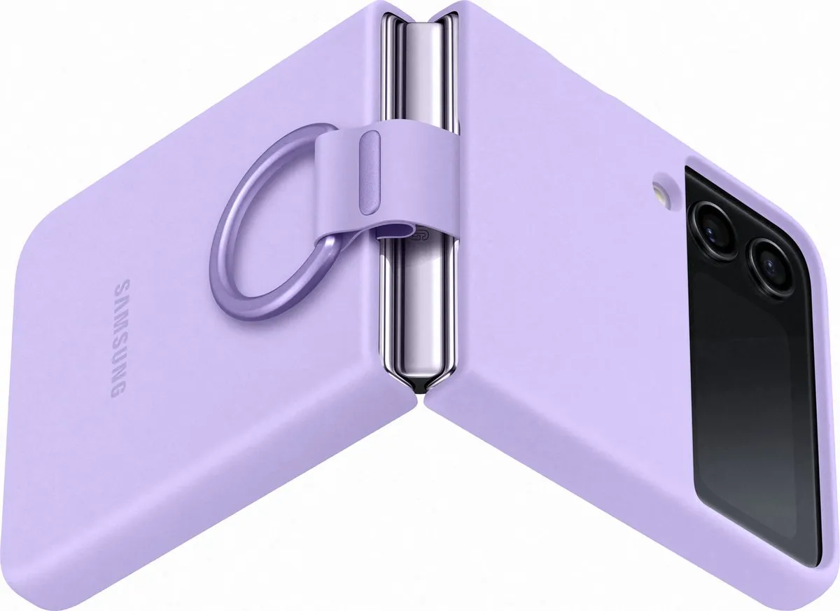 Samsung Cover met Ring Galaxy Z Flip4 Bora Purple EF-PF721TVEGWW
