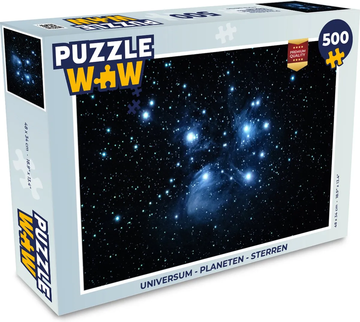 PuzzleWow Planeten Sterren Legpuzzel 500 Stuks