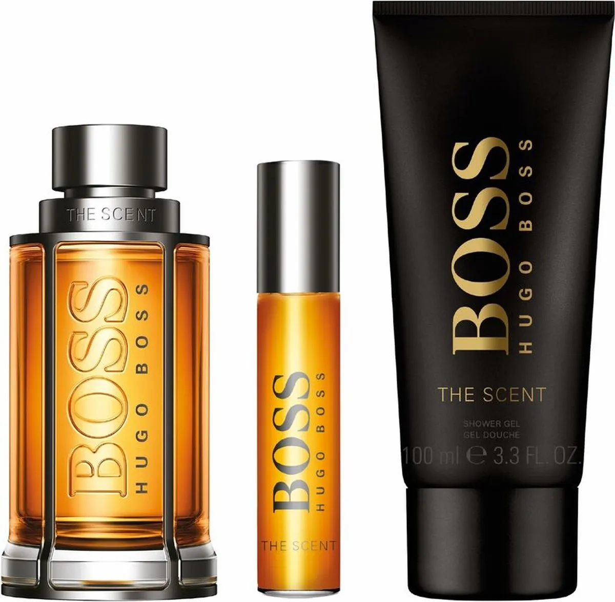 Hugo Boss The Scent Parfumset Heren - 3x100ml