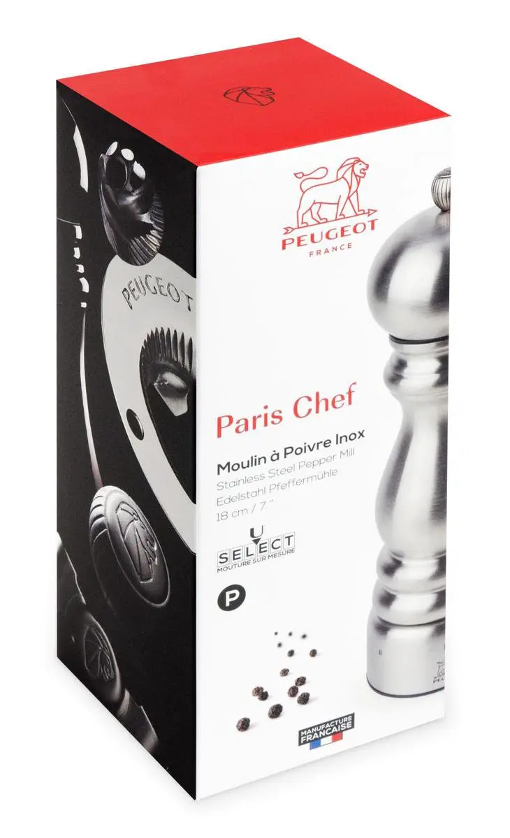 Peugeot Paris Chef Pepermolen 18cm - Rvs - afbeelding 2 van 6