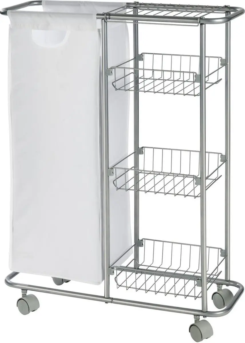 Wenko Multifunctionele trolley met afneembare zak