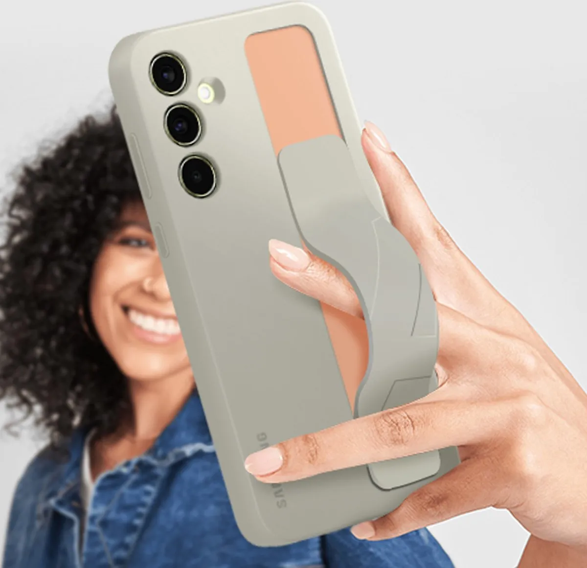 Samsung EF-GA556TJEGWW Standing Grip Case - Grijs