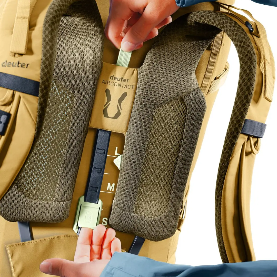 Deuter Aircontact Core 50+10 Rugzak 82cm - Savanna-Nori - afbeelding 4 van 6