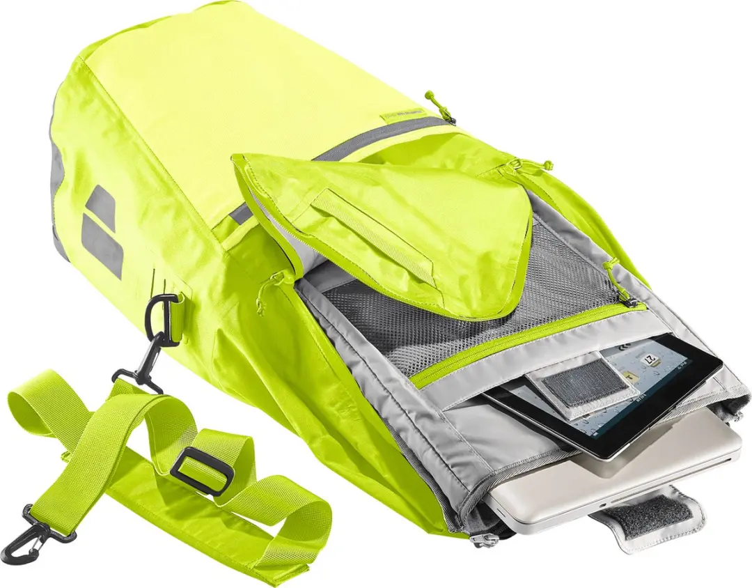 Deuter Mainhattan 17+10 Fietstas - 27L - Citrus/Graphite - afbeelding 4 van 6