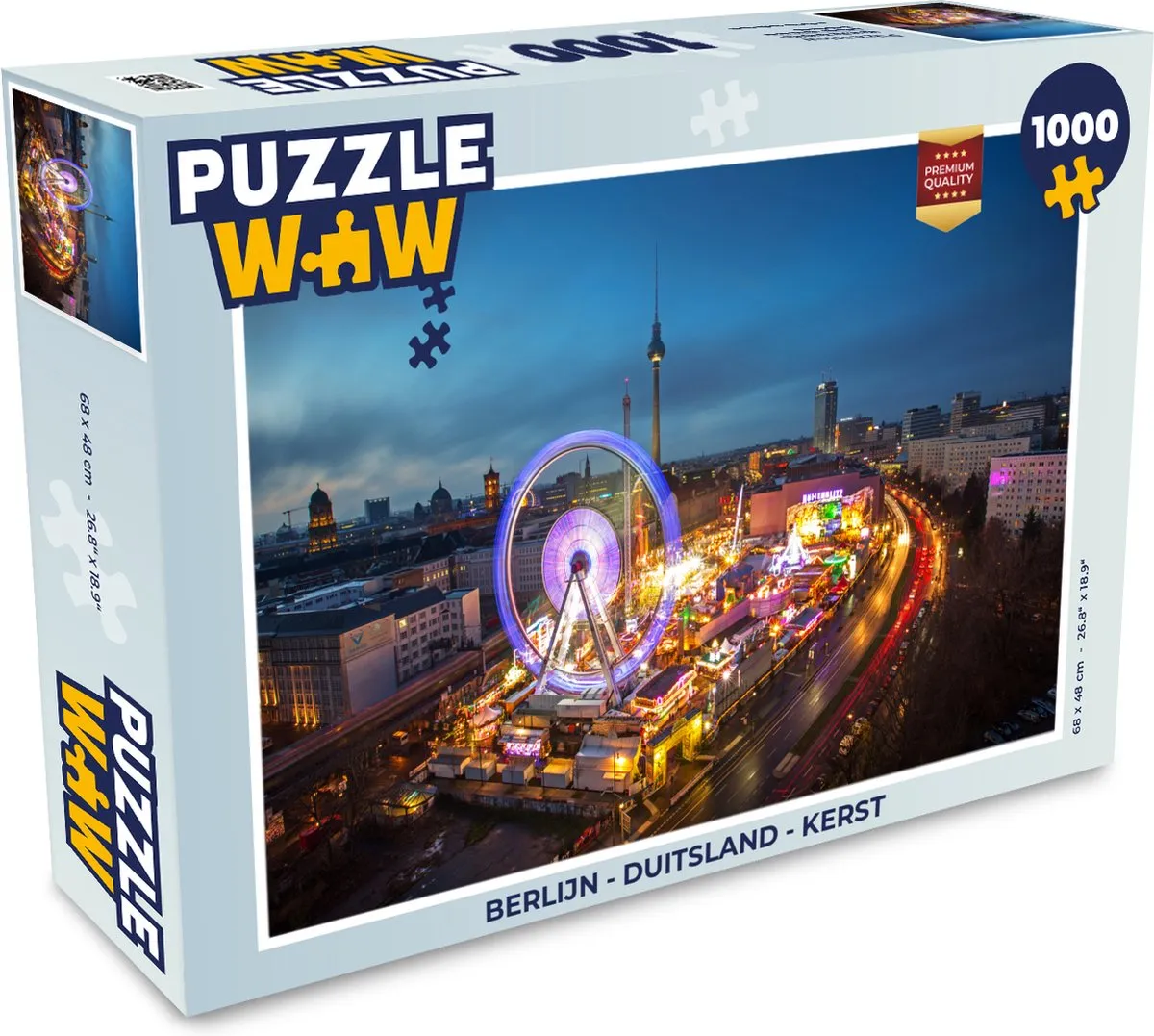 PuzzleWow Berlijn Legpuzzel 1000 Stuks