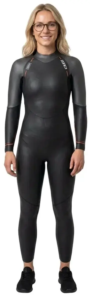 Zone3 Active-Flex Wetsuit Dames - S - Zwart/Orange - afbeelding 6 van 6