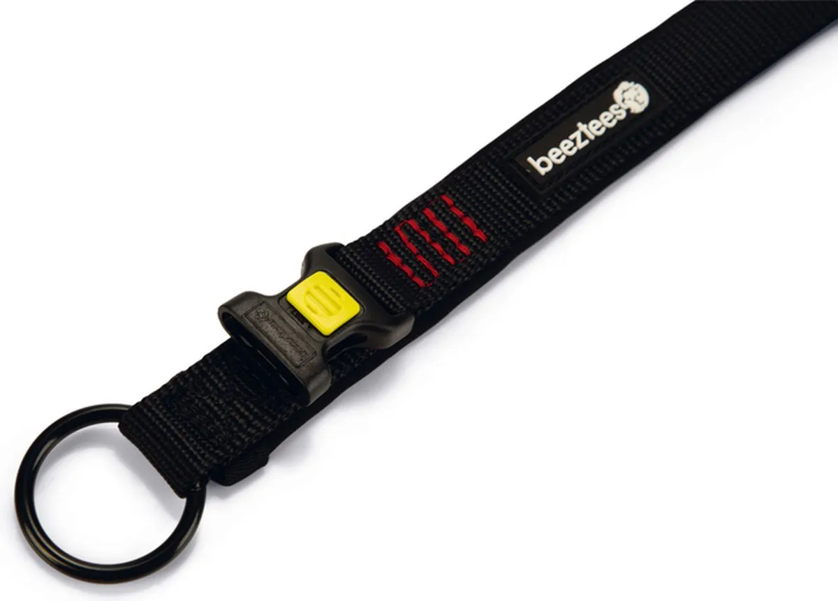 Beeztees Parinca Hondenhalsband Nylon 40-45cm x 20mm - Zwart