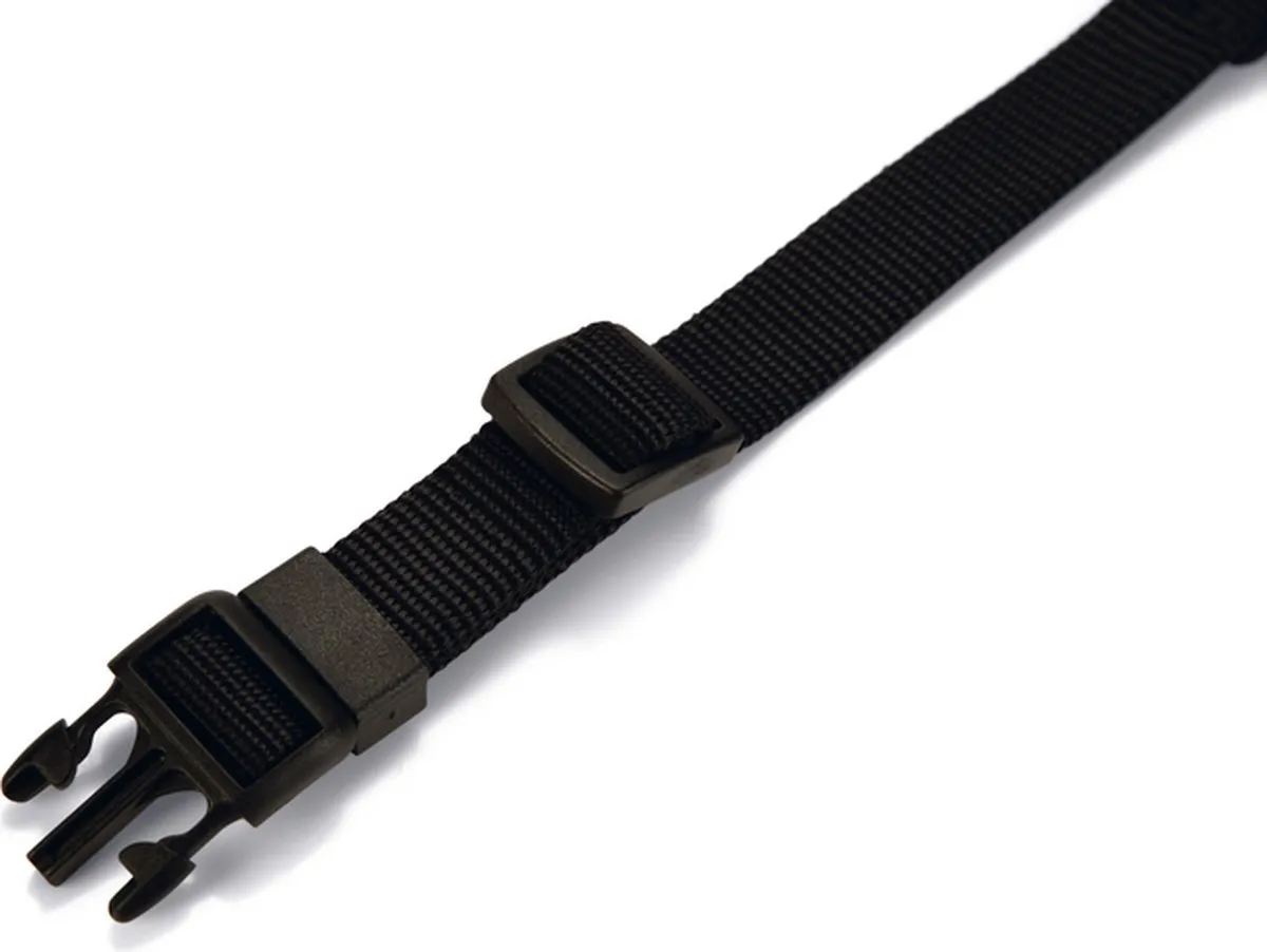Beeztees Parinca Hondenhalsband Nylon 40-45cm x 20mm - Zwart