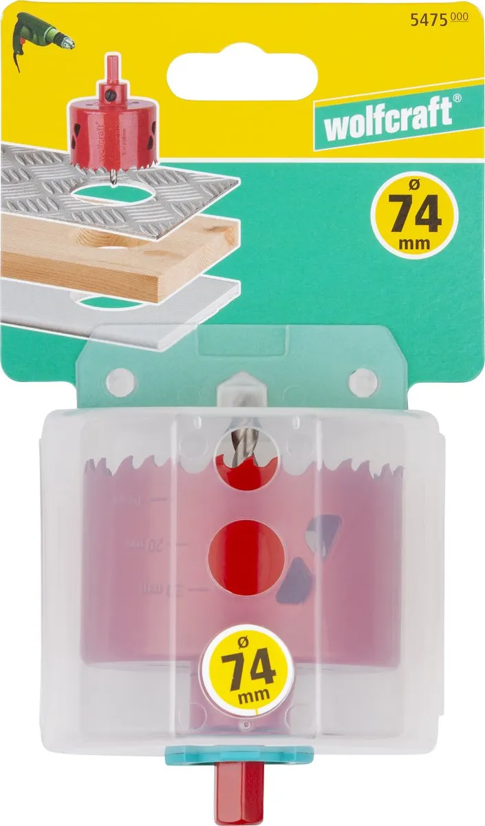 Wolfcraft BiM Gatenzaag 74mm - 75mm - 5475000