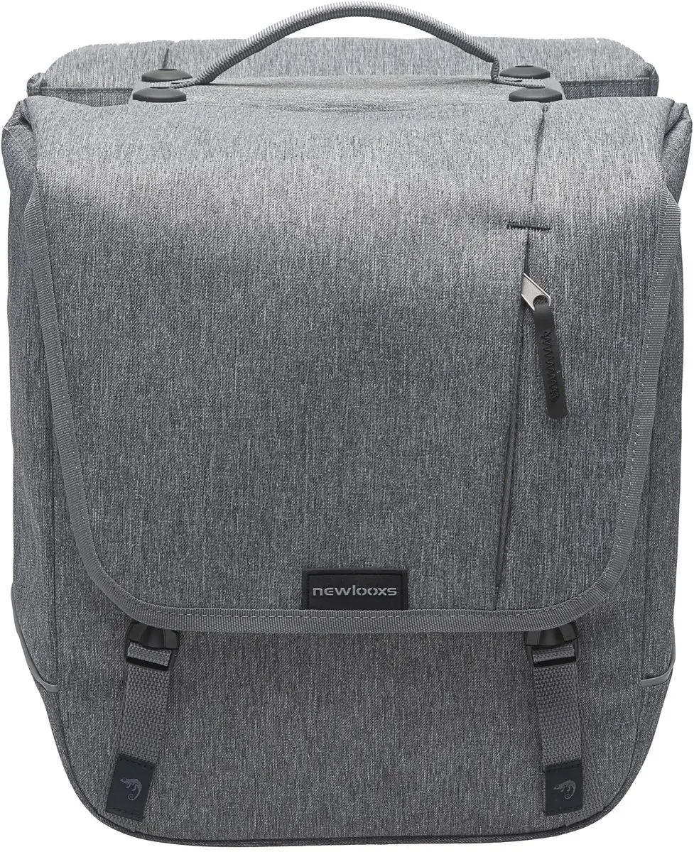 New Looxs Nova Double Fietstas 32L - Grijs - afbeelding 5 van 6