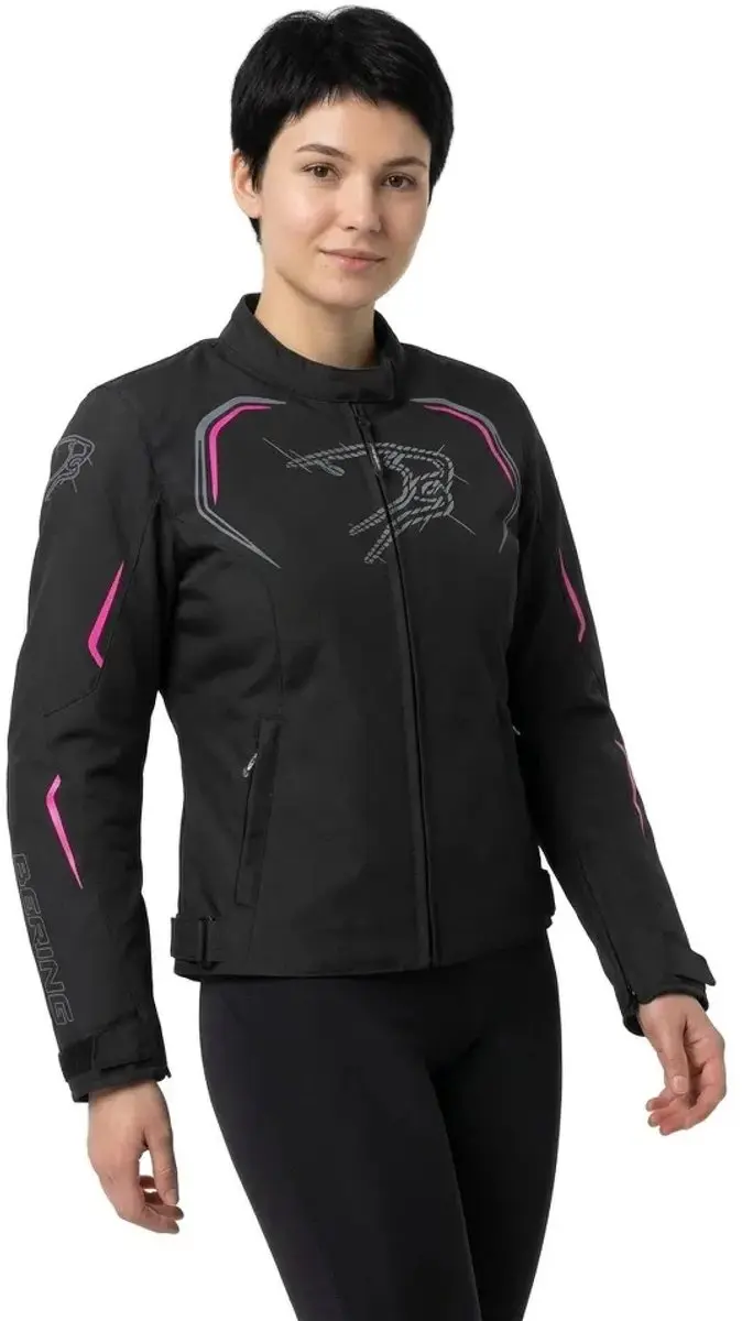 Bering Lady Dundy Jas - T3 - Zwart/Fuchsia - afbeelding 3 van 5