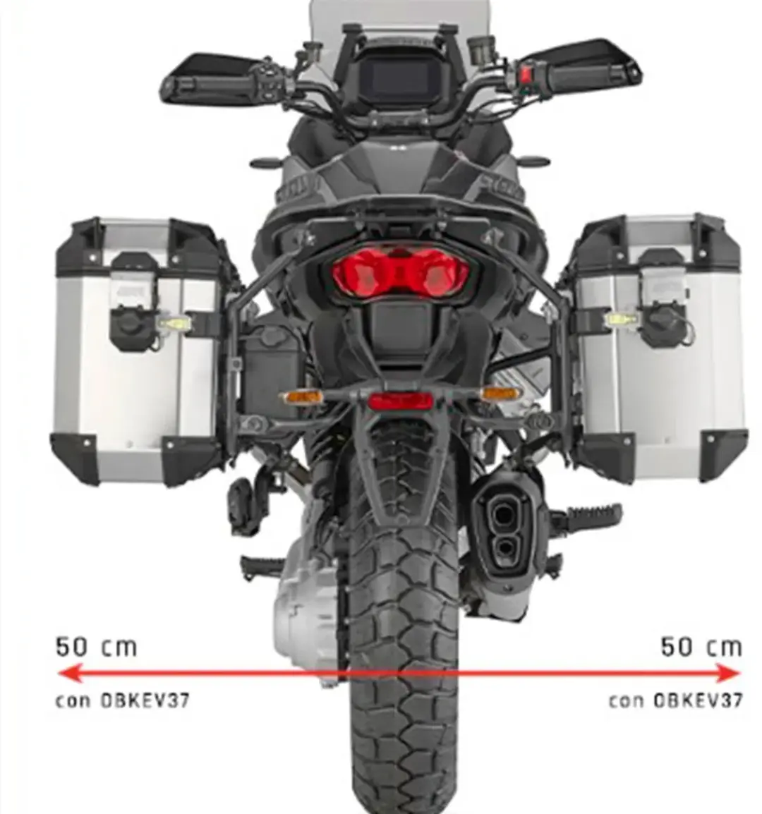 Givi PLO8208CAM Zijkoffers - Zilver - afbeelding 2 van 2