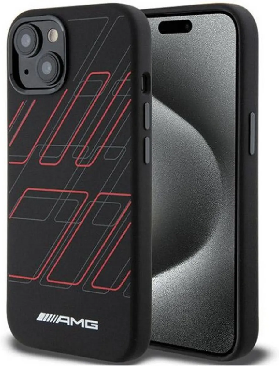 Mercedes-AMG Large Rhombuses Back Case iPhone 15