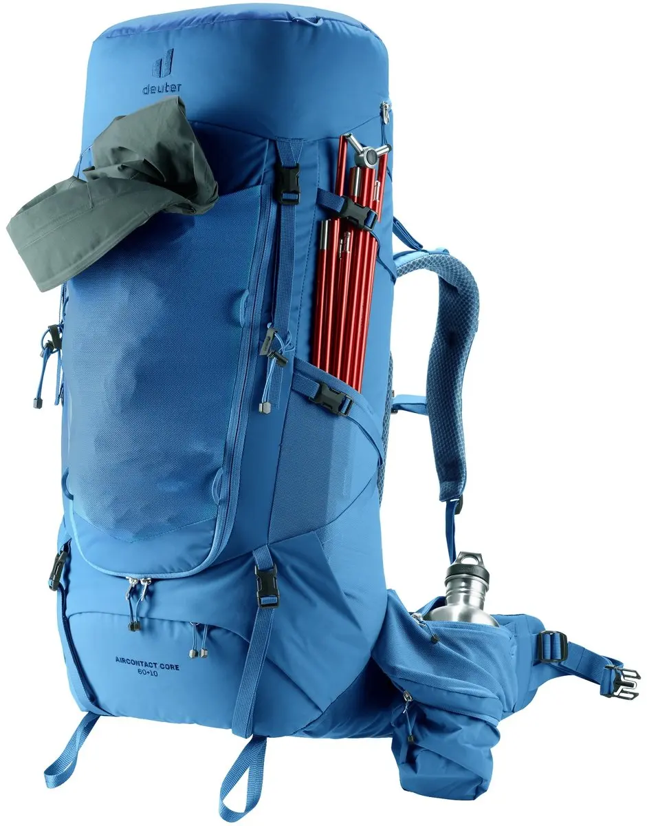 Deuter Aircontact Core 60+10 Trekkingrugzak - 60L - Blauw - afbeelding 3 van 6