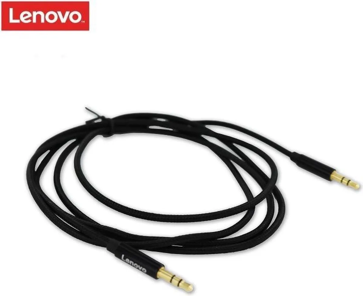 Lenovo 3.5mm Audio Jack Kabel Male-Male 1.5M - Zwart