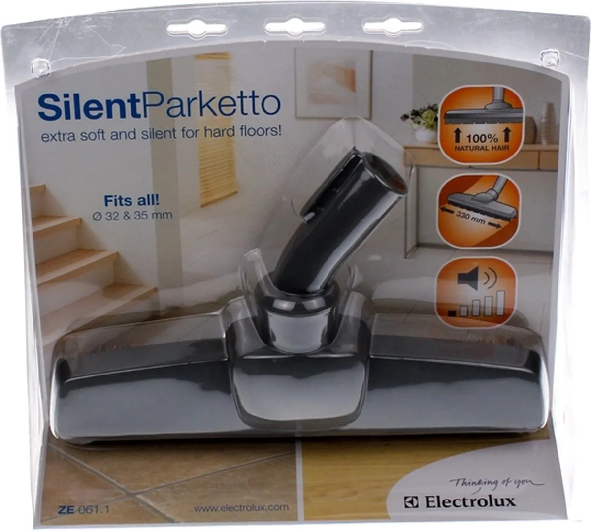 Electrolux Parket-Borstel Silent Parketto 32mm