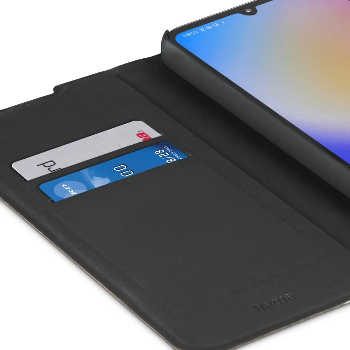 Hama Booklet Slim Pro Hoesje Samsung Galaxy A34 - 2 Stuks - Zwart - afbeelding 6 van 6