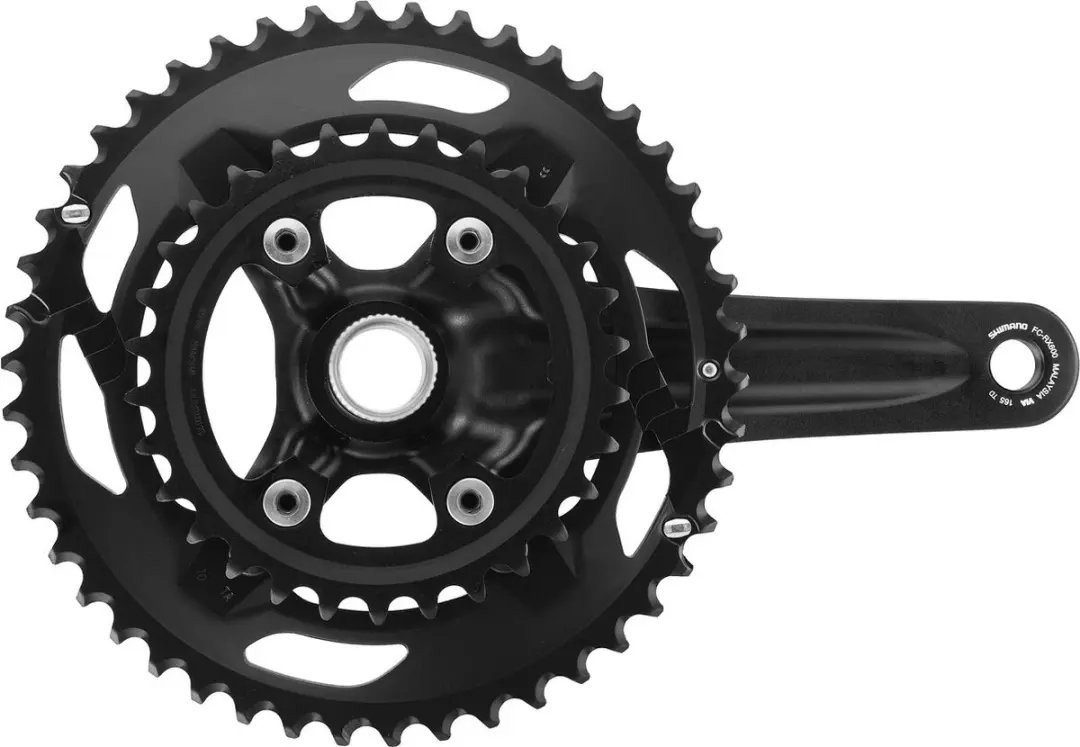 Shimano GRX RX600 Crankstel 10V 46/30T 170mm - Zwart - afbeelding 6 van 6