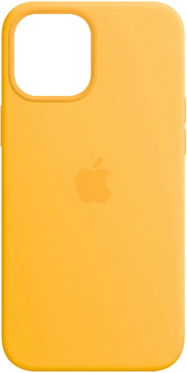 Apple Silicone Backcover MagSafe MKTW3ZM/A - Geel