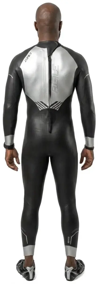 Zone3 Agile Wetsuit Heren MT - Zwart/Grijs - afbeelding 4 van 6