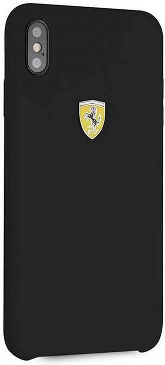 Ferrari Silicone Back Case iPhone XS Max - Zwart - afbeelding 6 van 6